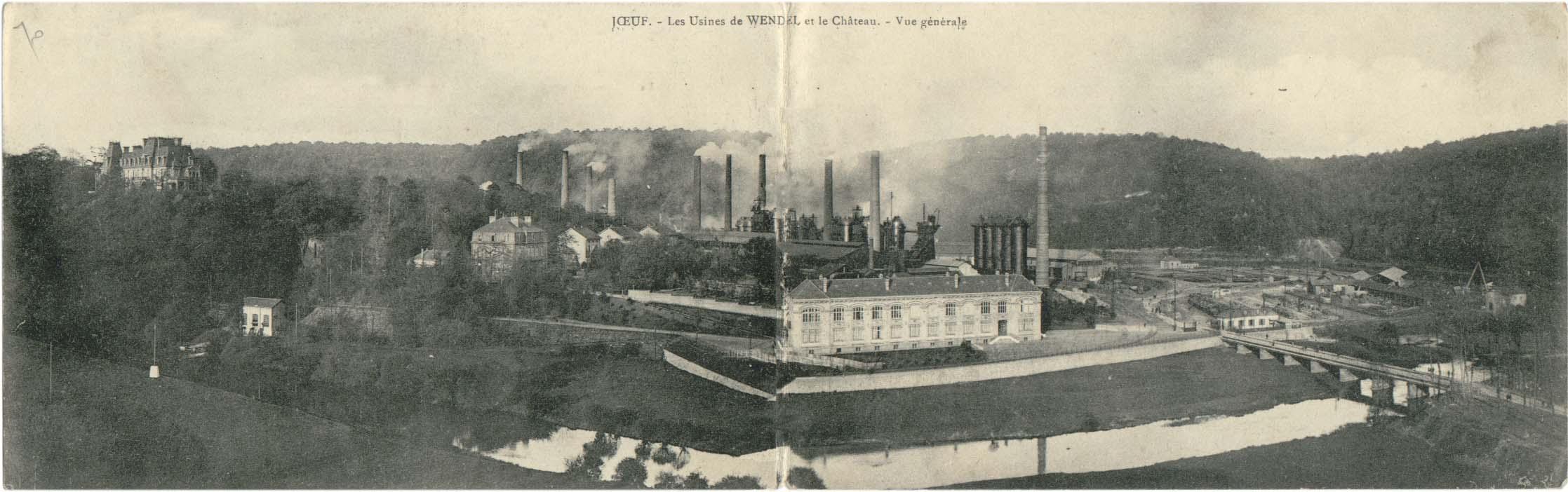 Les Usines de Wendel et le Château - Vue Générale