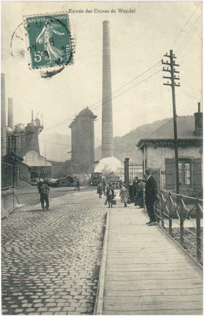 Entrée des usines de Wendel