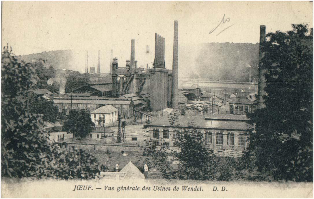 Vue générale des Usines de Wendel