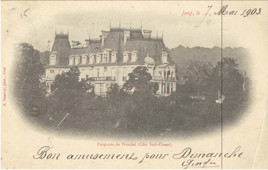 Propriété de Wendel (Côté Sud-Est)
