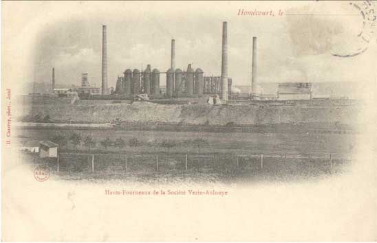 Usine d'Homécourt à sa création